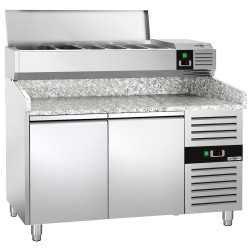 Masa frigorifica pentru pizza GGM Gastro POS158ND#AGG153END (Inox) Thumb