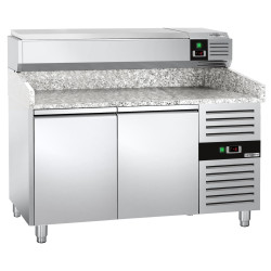 Masa frigorifica pentru pizza GGM Gastro POS158ND#AGG153END (Inox) Thumb