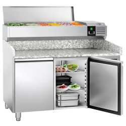 Masa frigorifica pentru pizza GGM Gastro POS158ND#AGG153END (Inox) Thumb