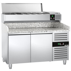 Холодильный стол для пиццы GGM Gastro POS158ND#AGG154END (Inox) Thumb