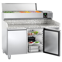 Холодильный стол для пиццы GGM Gastro POS158ND#AGG154END (Inox) Thumb