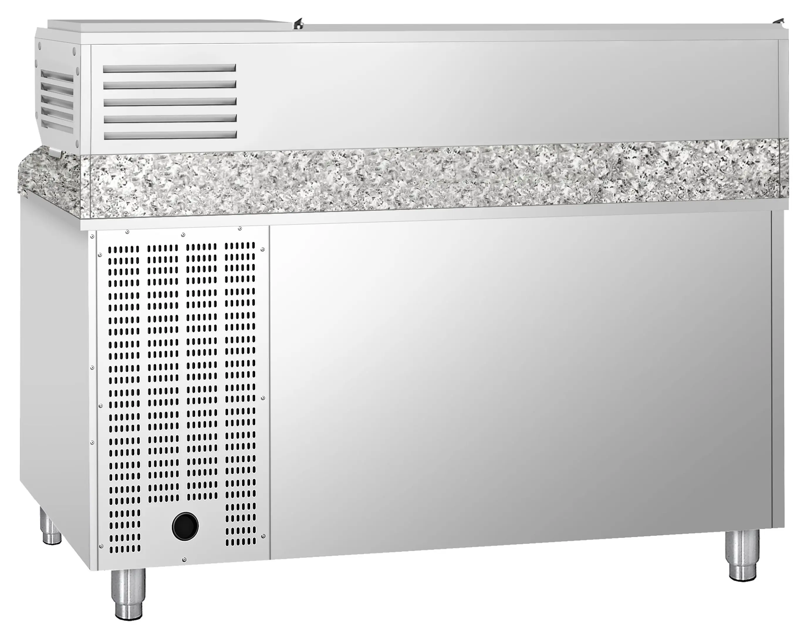 Холодильный стол для пиццы GGM Gastro POS158ND#AGG154END (Inox) - 6