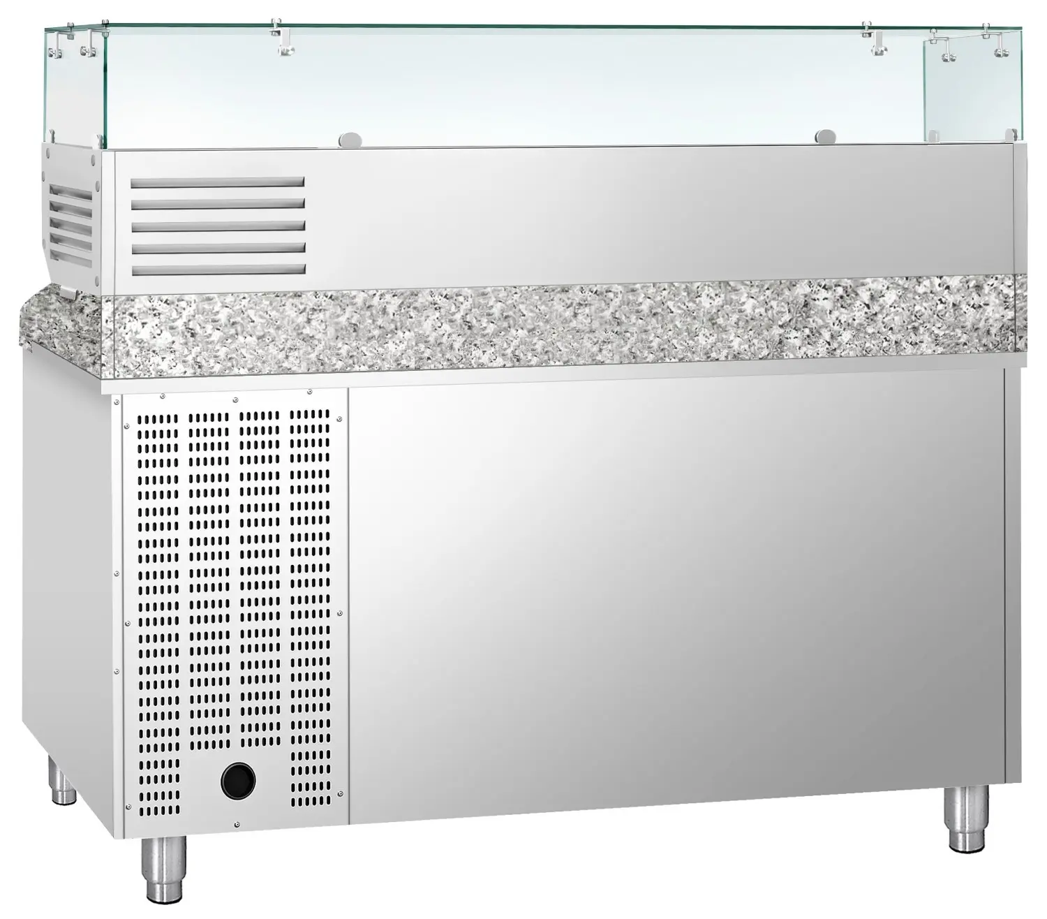 Masa frigorifica pentru pizza GGM Gastro POS158ND#AGG154ND (Inox) - 3