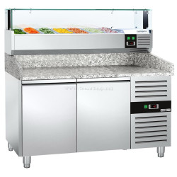 Холодильный стол для пиццы GGM Gastro POS158ND#AGS153LND (Inox)