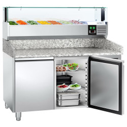 Masa frigorifica pentru pizza GGM Gastro POS158ND#AGS153LND (Inox) Thumb