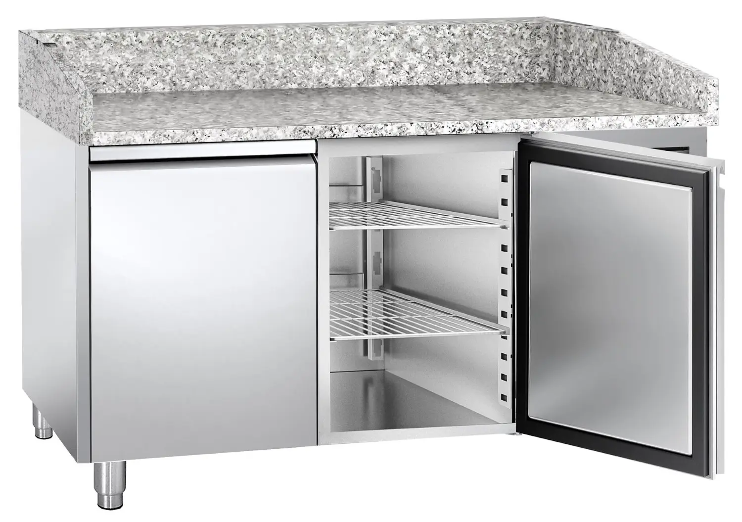 Холодильный стол для пиццы GGM Gastro POS158ND (Inox) - 2