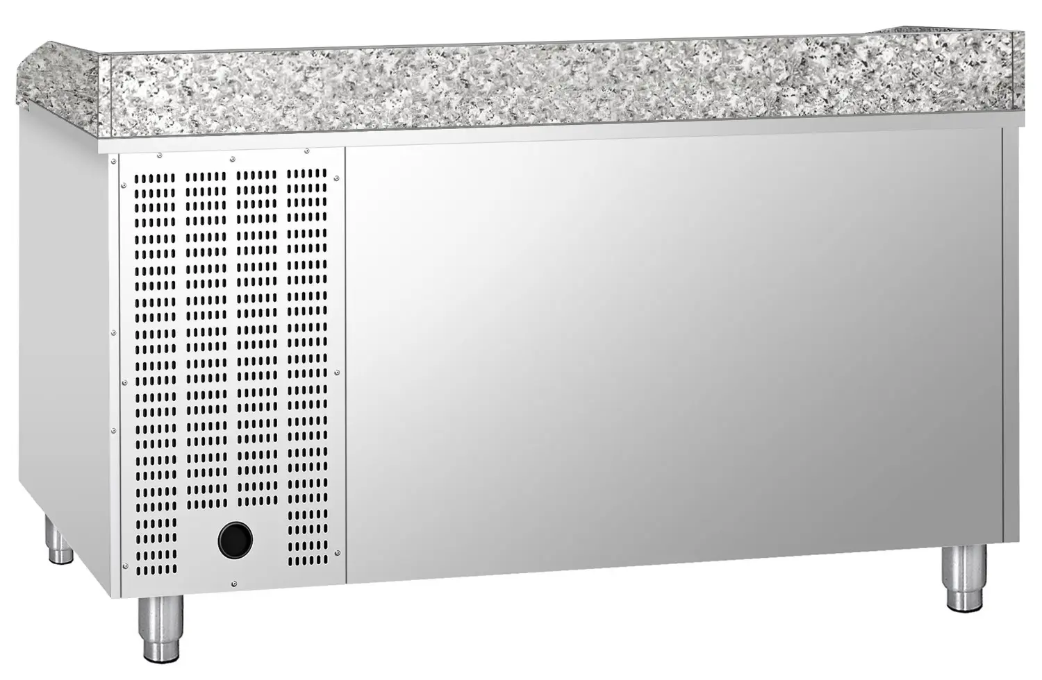 Холодильный стол для пиццы GGM Gastro POS158ND (Inox) - 3