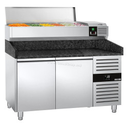 Холодильный стол для пиццы GGM Gastro POS158SG#AGG153END (Inox)