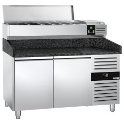 Холодильный стол для пиццы GGM Gastro POS158SG#AGG153END (Inox) Thumb
