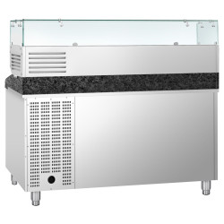 Холодильный стол для пиццы GGM Gastro POS158SG#AGG153ND (Inox) Thumb