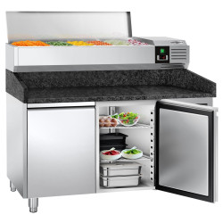 Холодильный стол для пиццы GGM Gastro POS158SG#AGG154END (Inox) Thumb