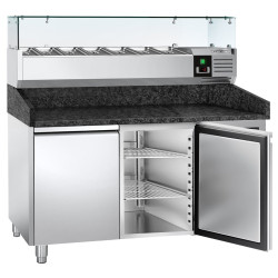Masa frigorifica pentru pizza GGM Gastro POS158SG#AGG154ND (Inox) Thumb