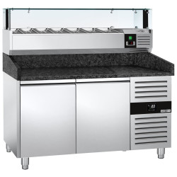 Masa frigorifica pentru pizza GGM Gastro POS158SG#AGS153LND (Inox) Thumb