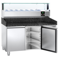 Masa frigorifica pentru pizza GGM Gastro POS158SG#AGS153LND (Inox) Thumb