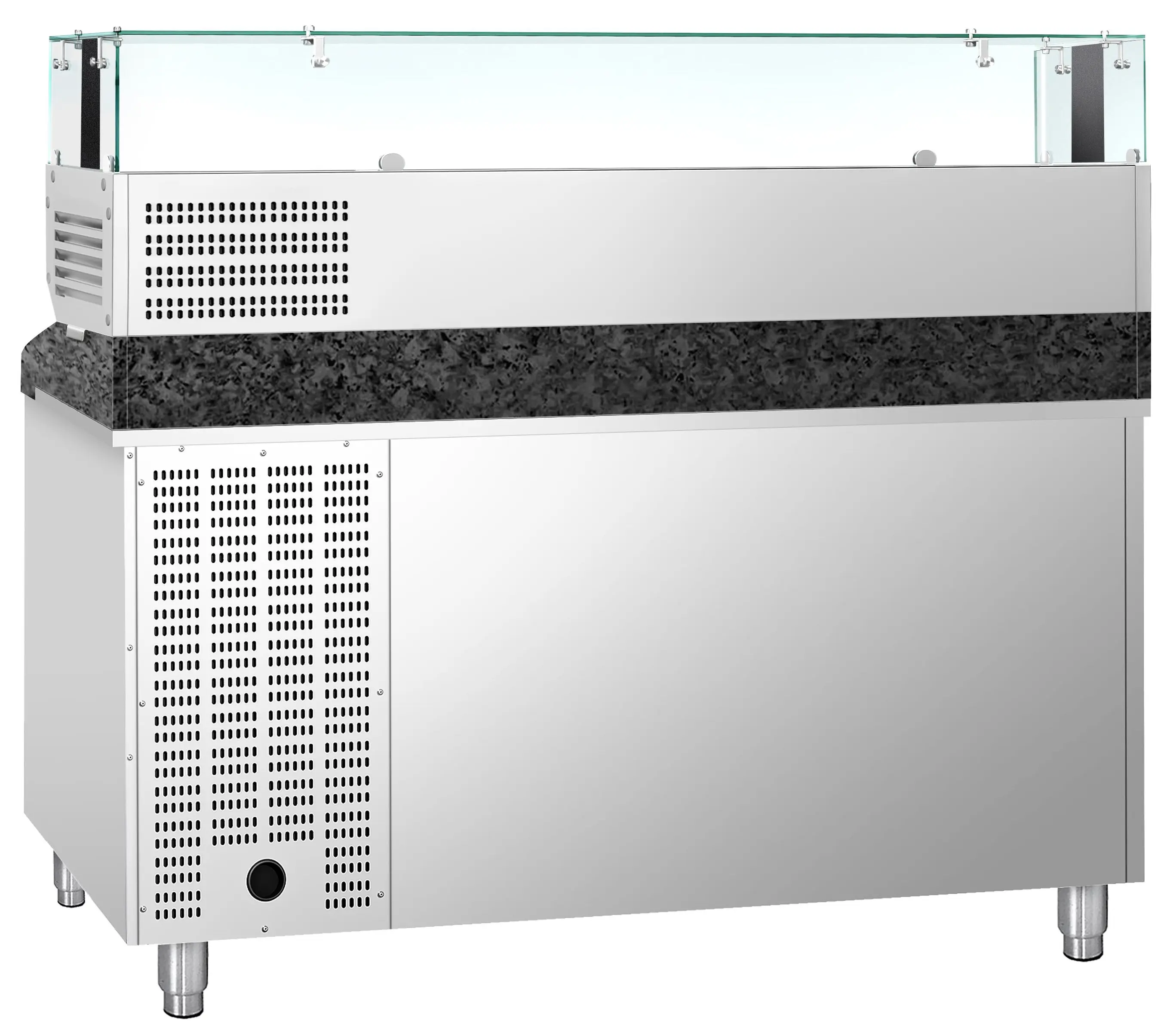 Masa frigorifica pentru pizza GGM Gastro POS158SG#AGS153LND (Inox) - 5
