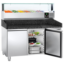 Masa frigorifica pentru pizza GGM Gastro POS158SG#AGS154LND (Inox) Thumb