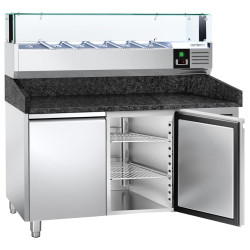 Masa frigorifica pentru pizza GGM Gastro POS158SG#AGS154LND (Inox) Thumb