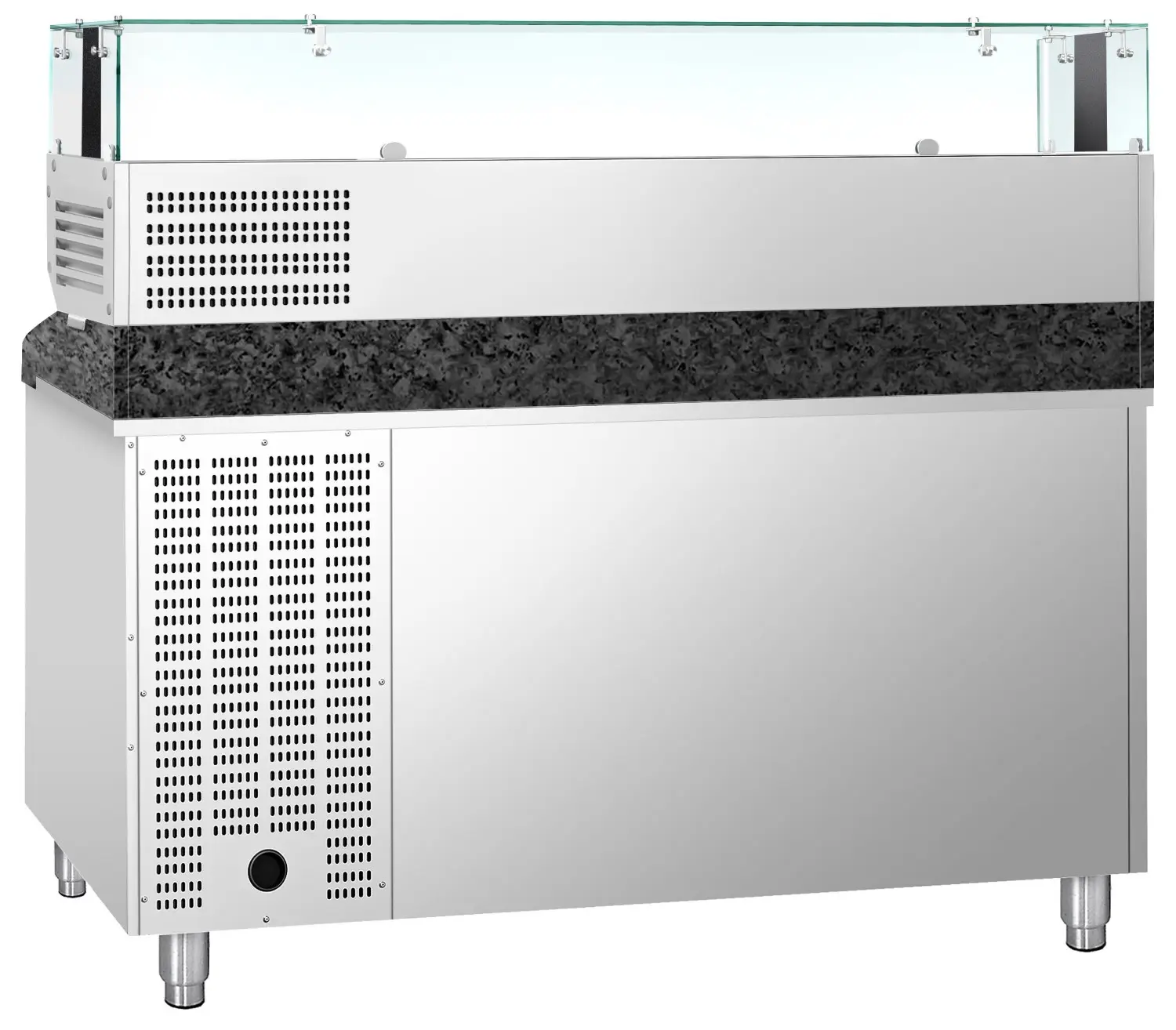 Masa frigorifica pentru pizza GGM Gastro POS158SG#AGS154LND (Inox) - 5