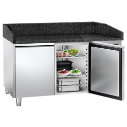 Холодильный стол для пиццы GGM Gastro POS158SG (Inox) Thumb