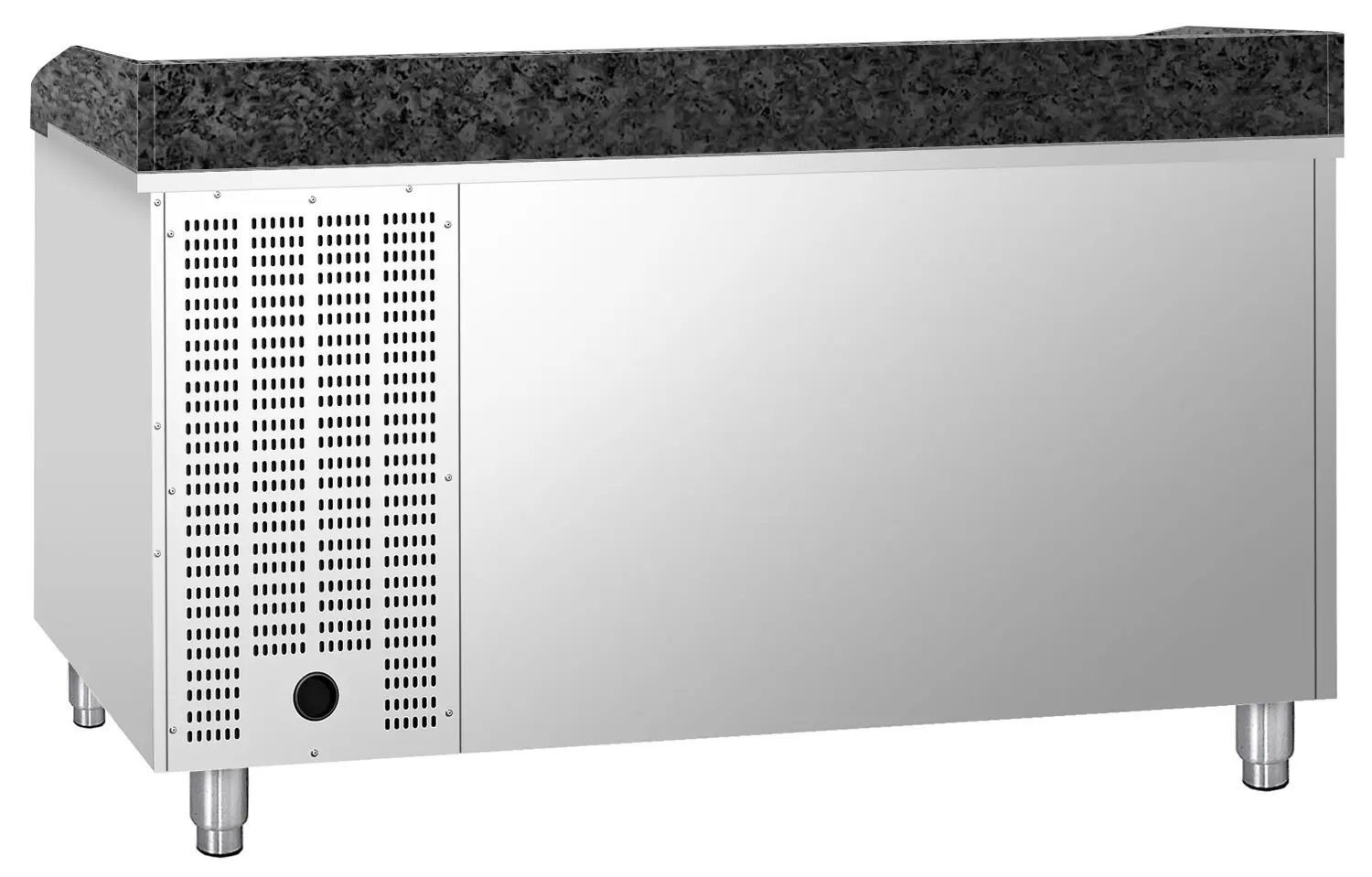 Холодильный стол для пиццы GGM Gastro POS158SG (Inox) - 4