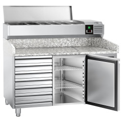 Masa frigorifica pentru pizza GGM Gastro POS158SND#AGG153END (Inox) Thumb