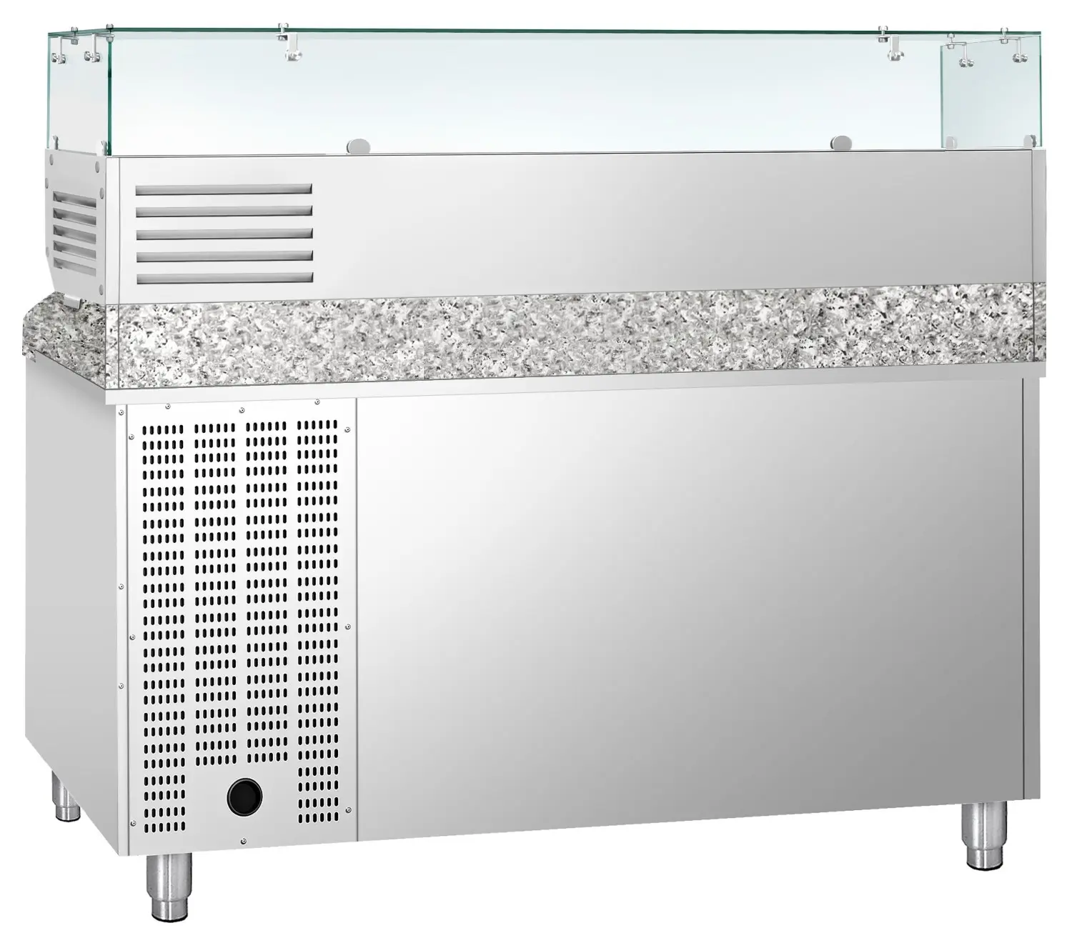 Masa frigorifica pentru pizza GGM Gastro POS158SND#AGG153ND (Inox) - 3