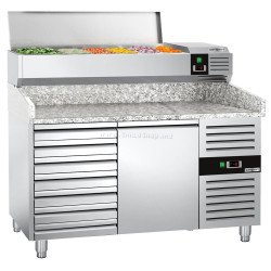 Холодильный стол для пиццы GGM Gastro POS158SND#AGG154END (Inox)