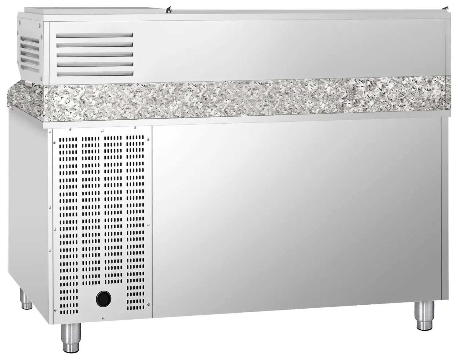 Холодильный стол для пиццы GGM Gastro POS158SND#AGG154END (Inox) - 6