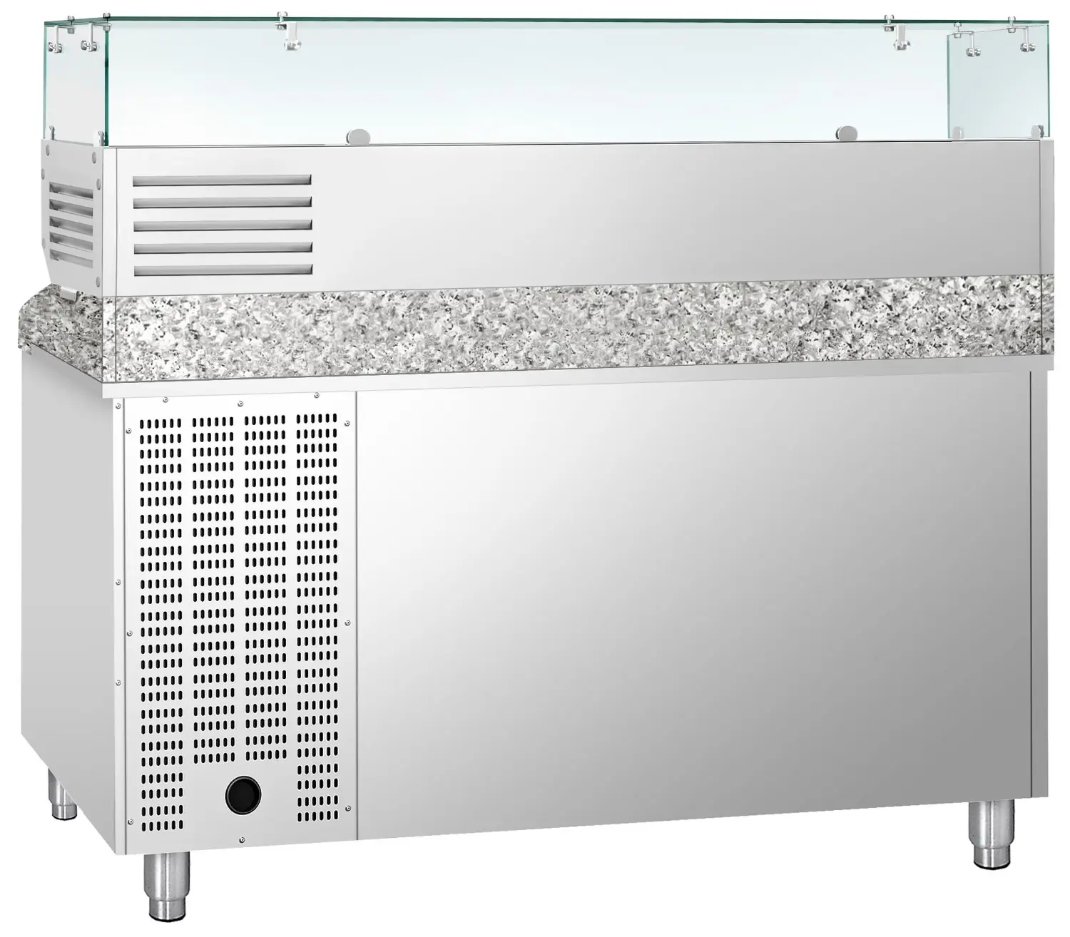 Masa frigorifica pentru pizza GGM Gastro POS158SND#AGG154ND (Inox) - 3