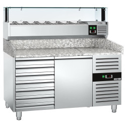 Masa frigorifica pentru pizza GGM Gastro POS158SND#AGS153LND (Inox) Thumb