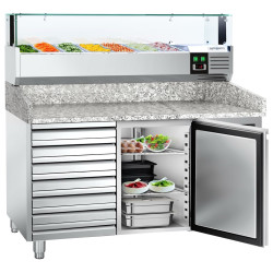 Masa frigorifica pentru pizza GGM Gastro POS158SND#AGS153LND (Inox) Thumb