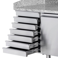 Masa frigorifica pentru pizza GGM Gastro POS158SND#AGS153LND (Inox) Thumb