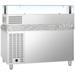 Холодильный стол для пиццы GGM Gastro POS158SND#AGS154LND (Inox) Thumb