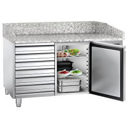 Masa frigorifica pentru pizza GGM Gastro POS158SND (Inox) Thumb