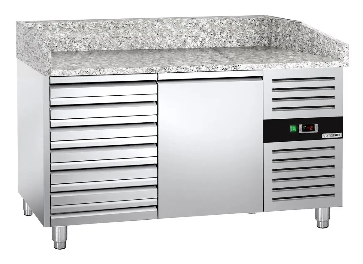 Masa frigorifica pentru pizza GGM Gastro POS158SND (Inox)