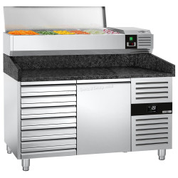 Холодильный стол для пиццы GGM Gastro POS158SSG#AGG153END (Inox)