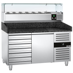 Холодильный стол для пиццы GGM Gastro POS158SSG#AGG153ND (Inox) Thumb