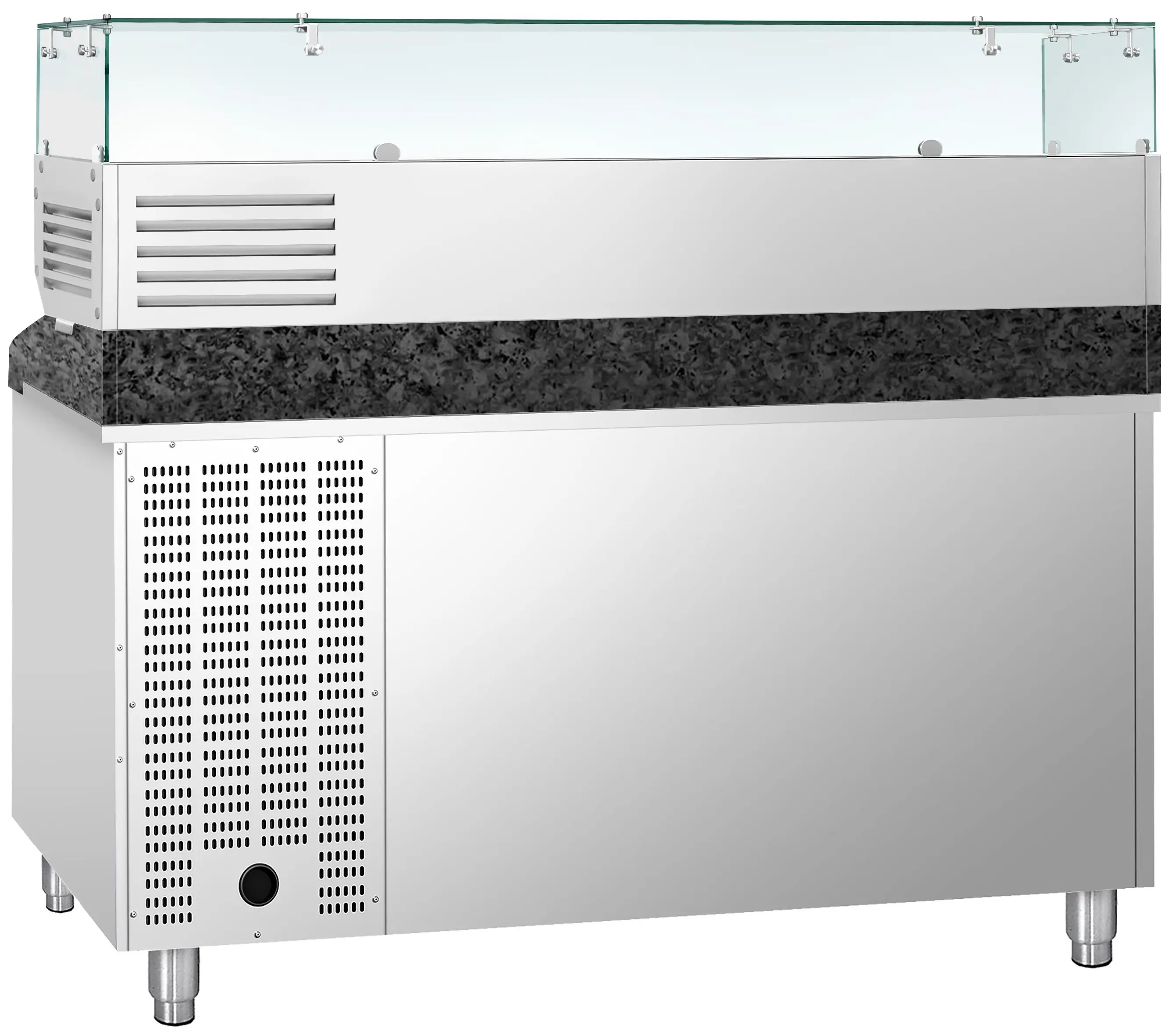 Холодильный стол для пиццы GGM Gastro POS158SSG#AGG153ND (Inox) - 5
