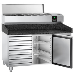 Masa frigorifica pentru pizza GGM Gastro POS158SSG#AGG154END (Inox) Thumb