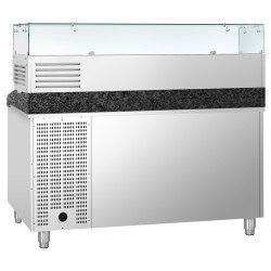 Холодильный стол для пиццы GGM Gastro POS158SSG#AGG154ND (Inox) Thumb