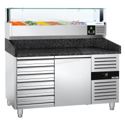 Холодильный стол для пиццы GGM Gastro POS158SSG#AGS154LND (Inox)