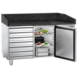 Masa frigorifica pentru pizza GGM Gastro POS158SSG (Inox) Thumb