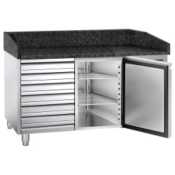 Masa frigorifica pentru pizza GGM Gastro POS158SSG (Inox) Thumb
