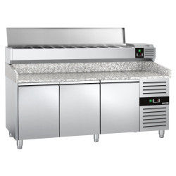 Холодильный стол для пиццы GGM Gastro POS208ND#AGG203END (Inox) Thumb