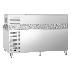 Холодильный стол для пиццы GGM Gastro POS208ND#AGG204END (Inox) Thumb