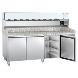 Холодильный стол для пиццы GGM Gastro POS208ND#AGG204ND (Inox) Thumb