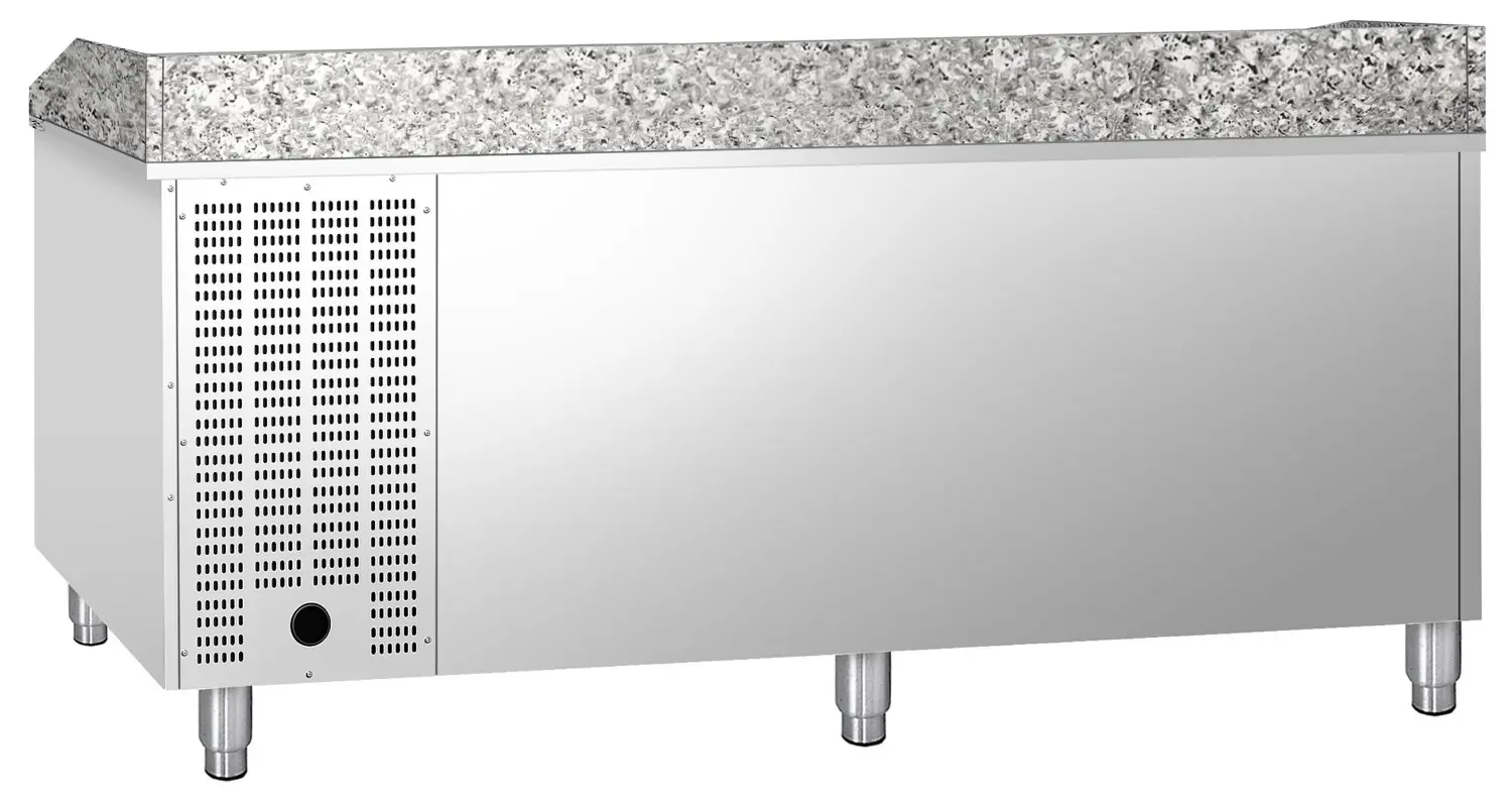 Masa frigorifica pentru pizza GGM Gastro POS208ND (Inox) - 4