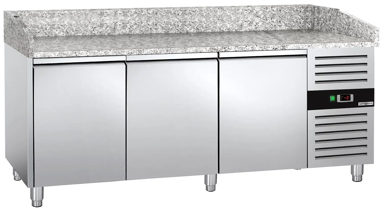 Masa frigorifica pentru pizza GGM Gastro POS208ND (Inox)