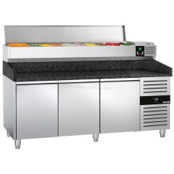 Masa frigorifica pentru pizza GGM Gastro POS208SG#AGG203END (Inox)