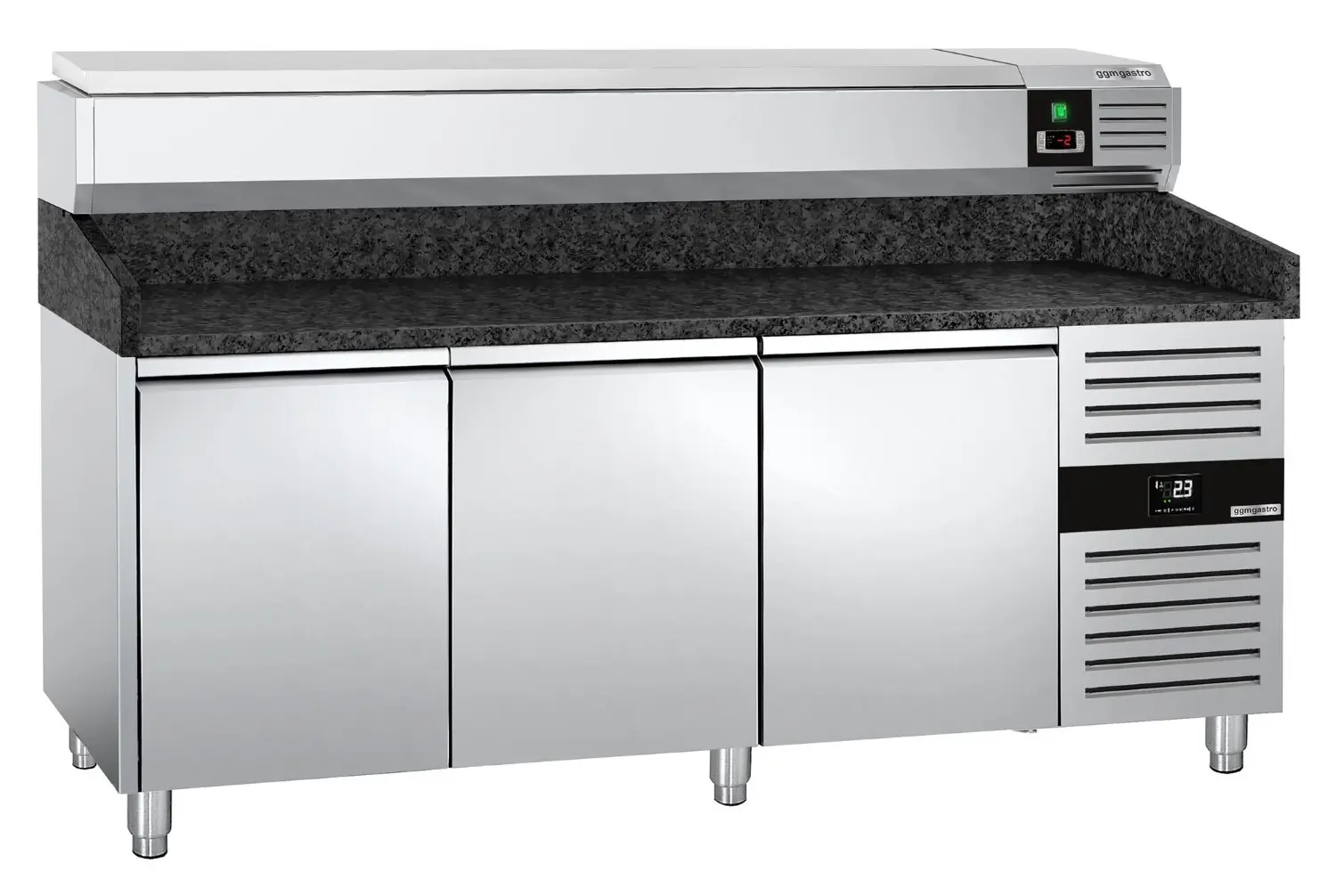 Masa frigorifica pentru pizza GGM Gastro POS208SG#AGG204END (Inox) - 4